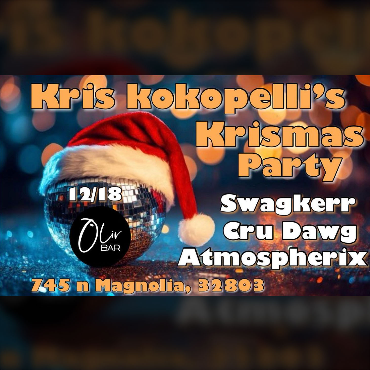 Live(-ish) from Oliv Bar // Dec 18, 2025