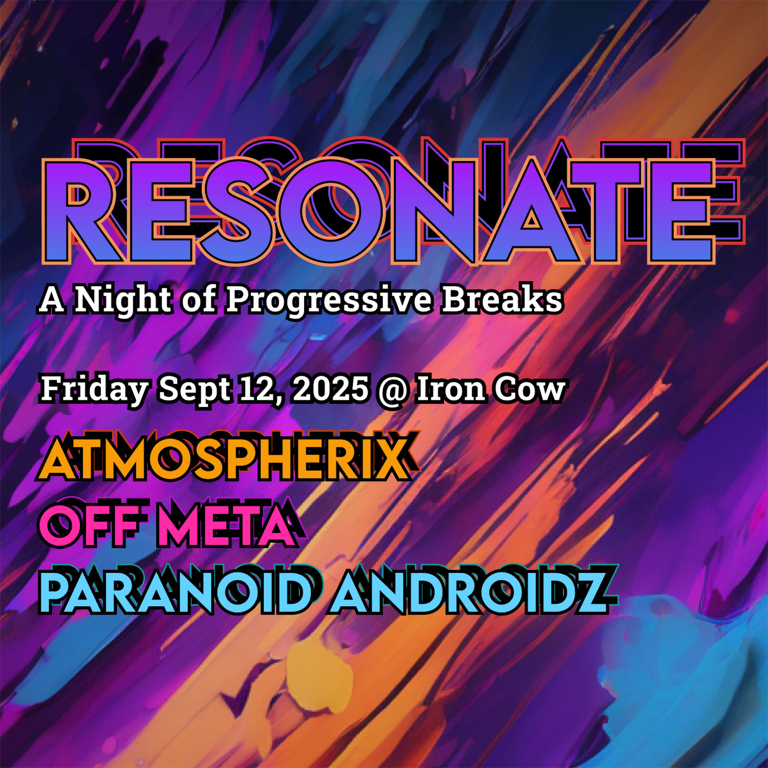 RESONATE: A Night of Progressive Breaks // LIVE from Iron Cow - Sept 12, 2025