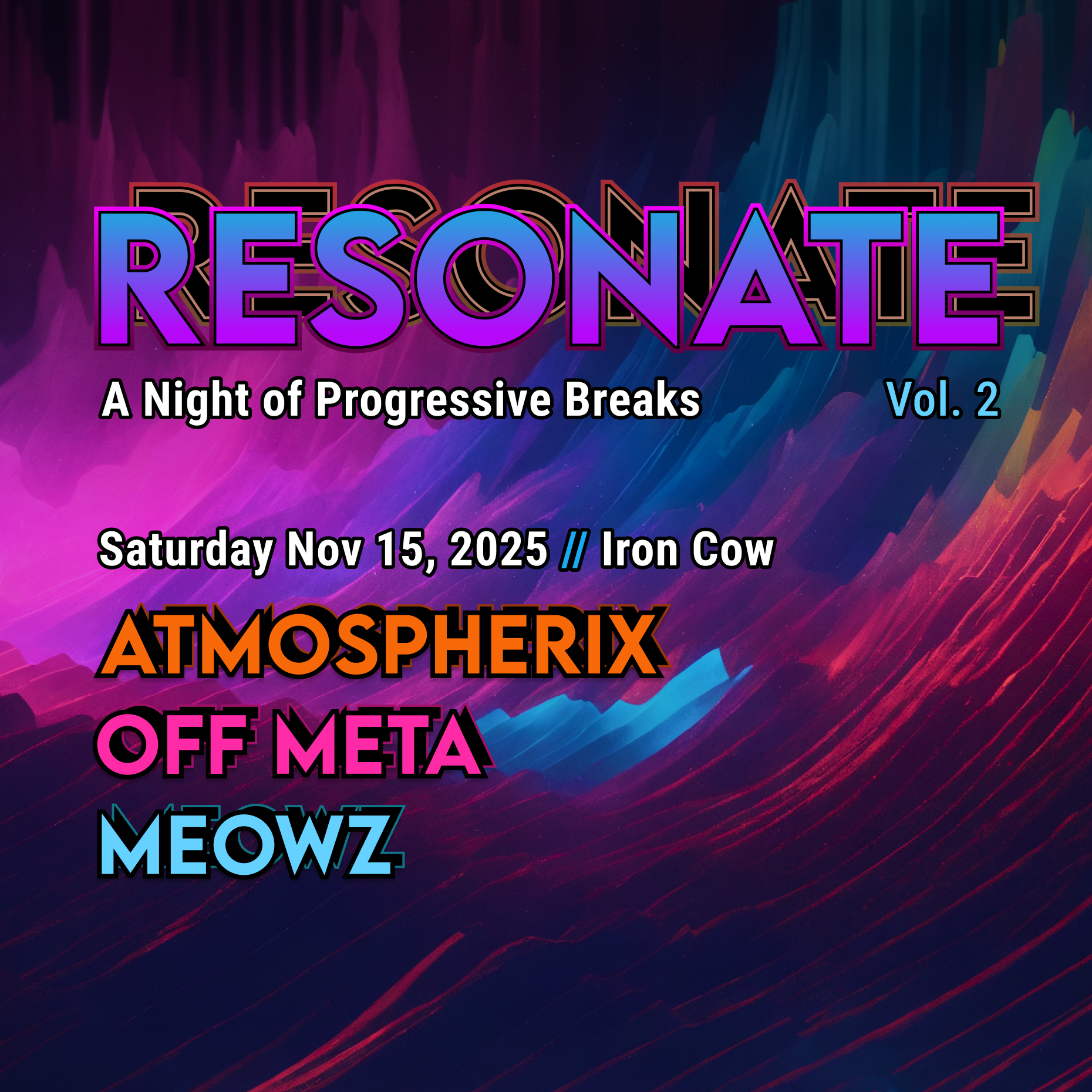 RESONATE Vol. 2 / Recorded LIVE at Iron Cow // Nov 15, 2025