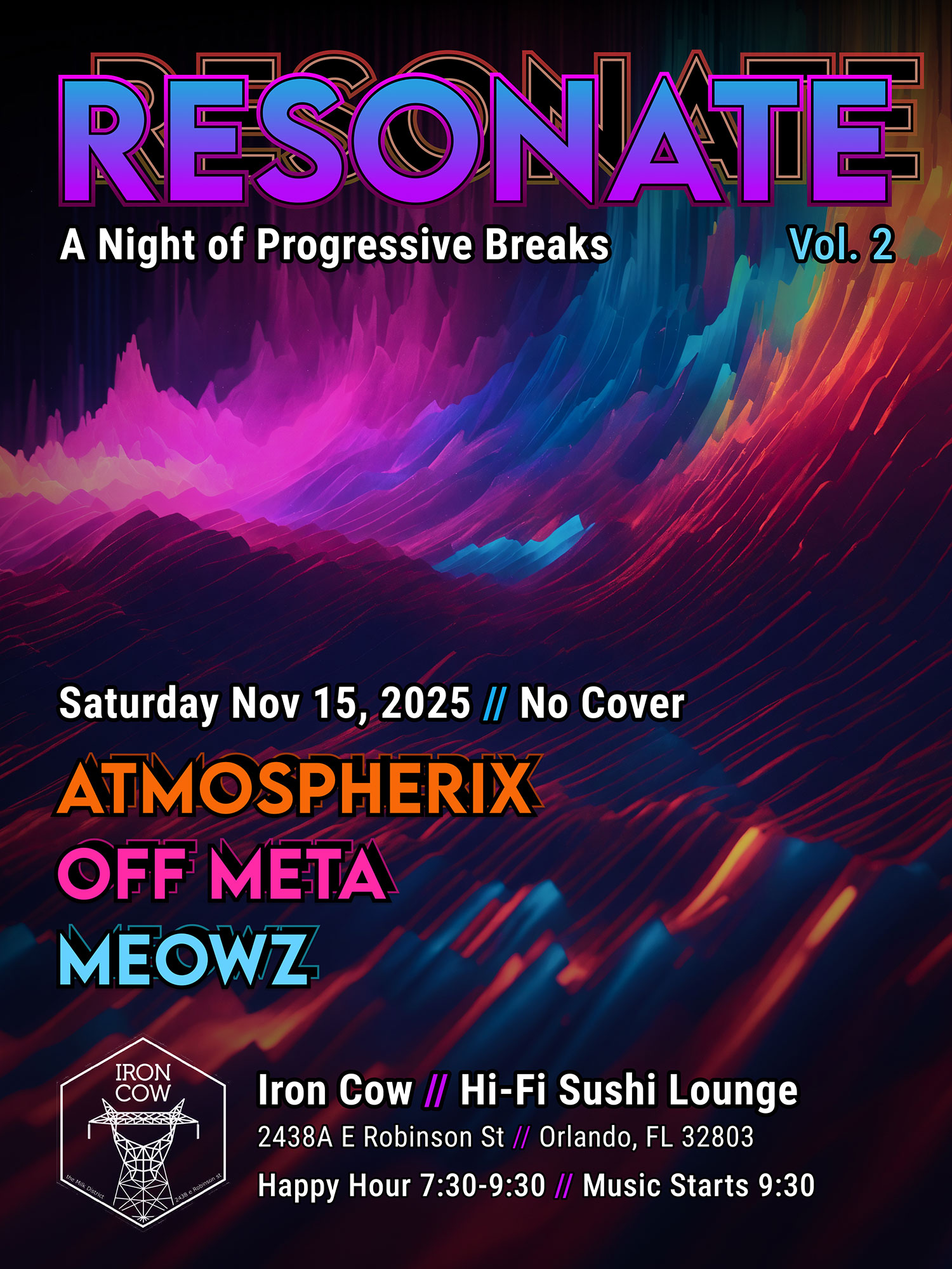 RESONATE Vol. 2 / LIVE from Iron Cow // Nov. 15, 2025